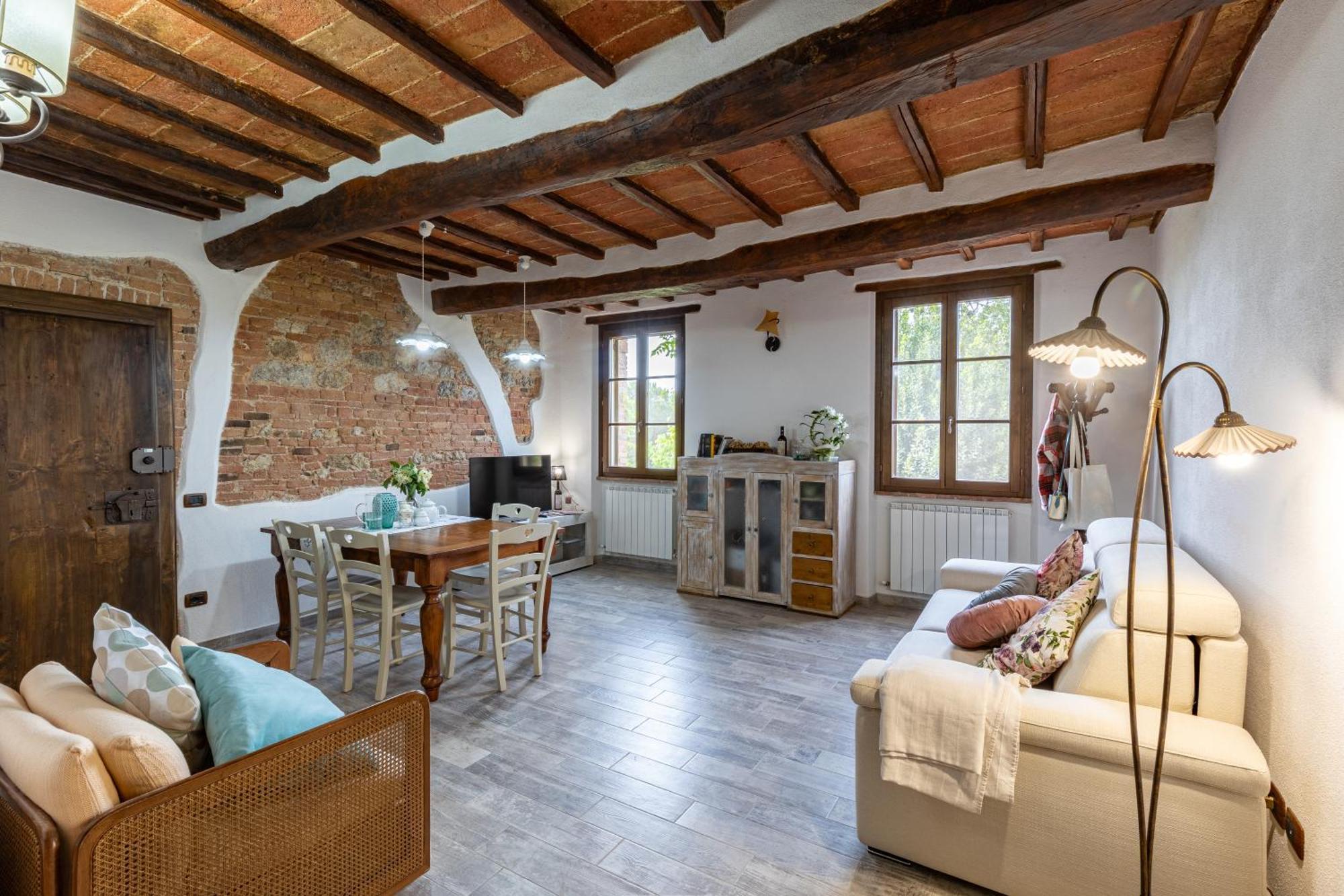 Pociano 1863 - Country House With Stunning View Of Siena Lupompesi Exterior photo